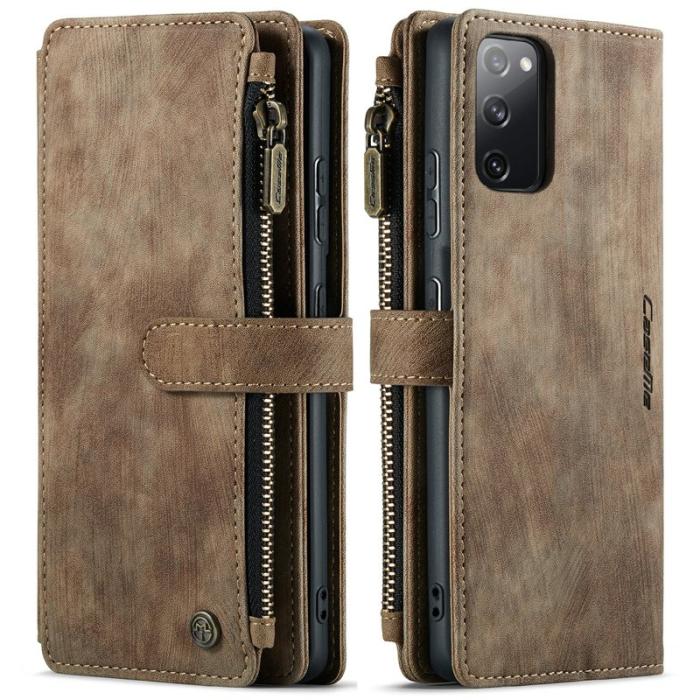 Caseme - CASEME C30 Fodral för Samsung Galaxy S20 FE - Brun
