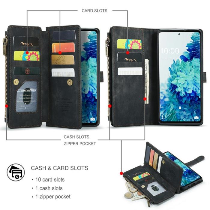 Caseme - CASEME C30 Fodral för Samsung Galaxy S20 FE - Svart