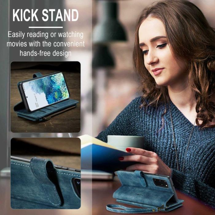 Caseme - CASEME C30 Fodral för Samsung Galaxy S20 Plus - Blå