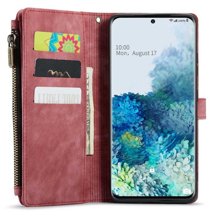 Caseme - CASEME C30 Fodral för Samsung Galaxy S20 Plus - Röd