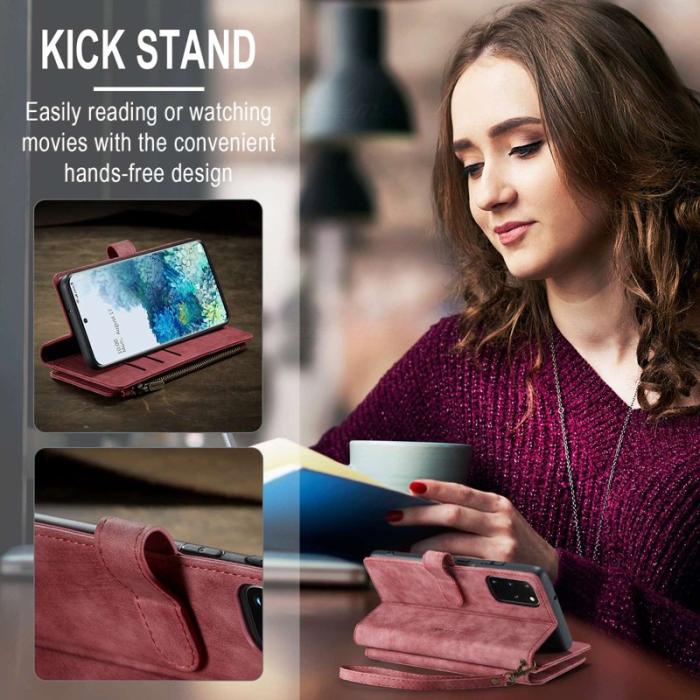 Caseme - CASEME C30 Fodral för Samsung Galaxy S20 Plus - Röd