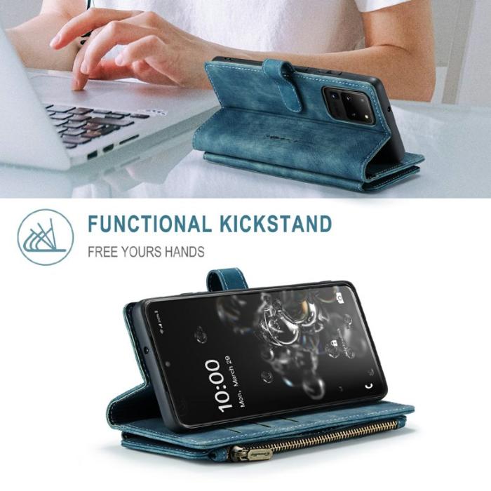 Caseme - CASEME C30 Fodral för Samsung Galaxy S20/S21 Ultra 5G - Blå