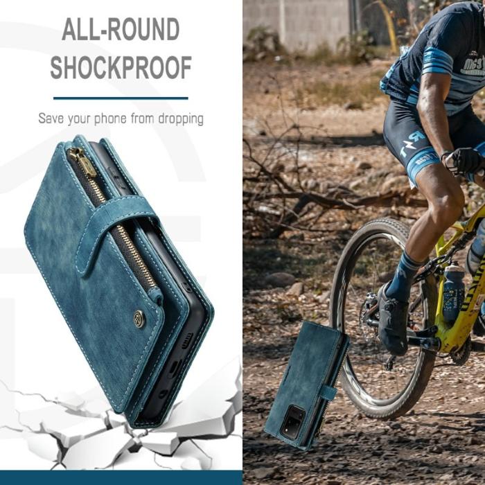 Caseme - CASEME C30 Fodral för Samsung Galaxy S20/S21 Ultra 5G - Blå