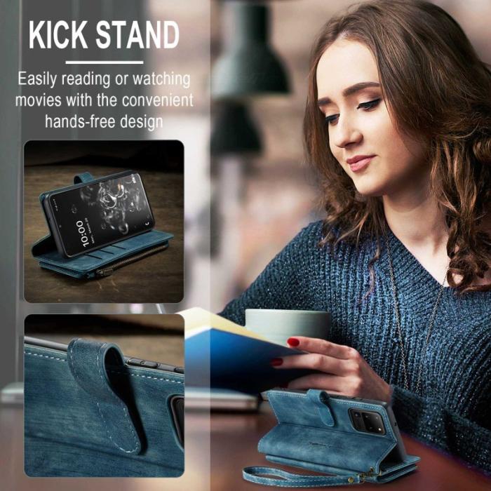 Caseme - CASEME C30 Fodral för Samsung Galaxy S20 Ultra - Blå