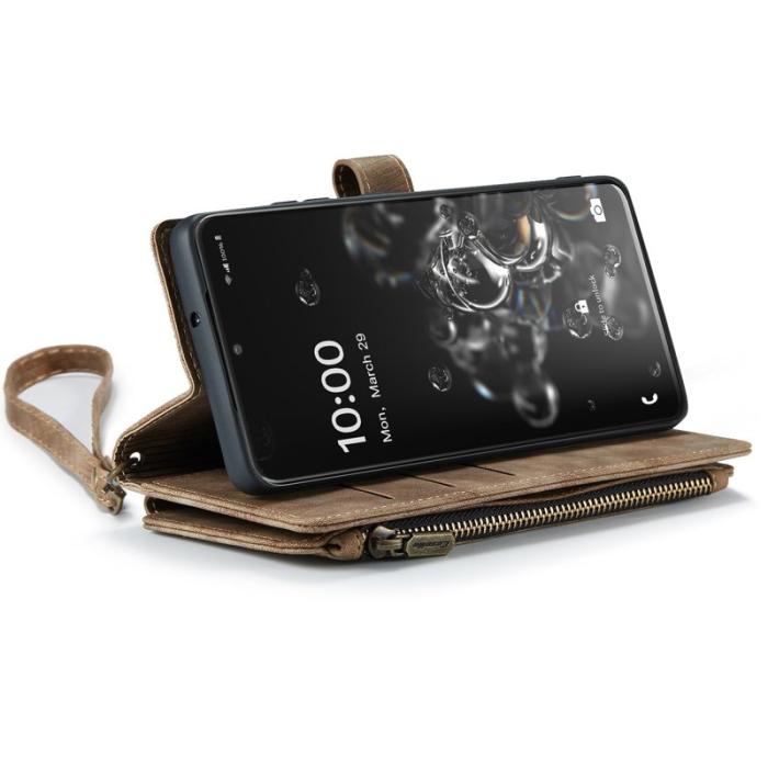 Caseme - CASEME C30 Fodral för Samsung Galaxy S20 Ultra - Brun