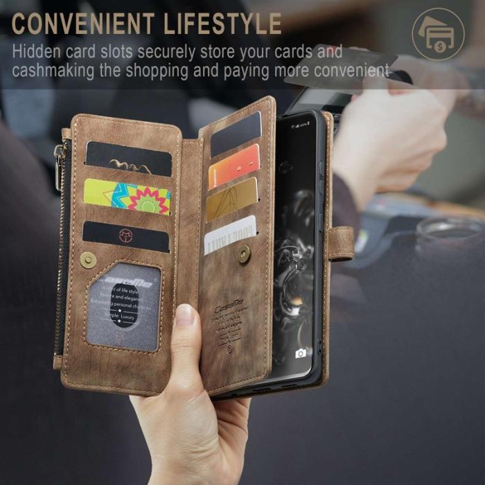 Caseme - CASEME C30 Fodral för Samsung Galaxy S20 Ultra - Brun