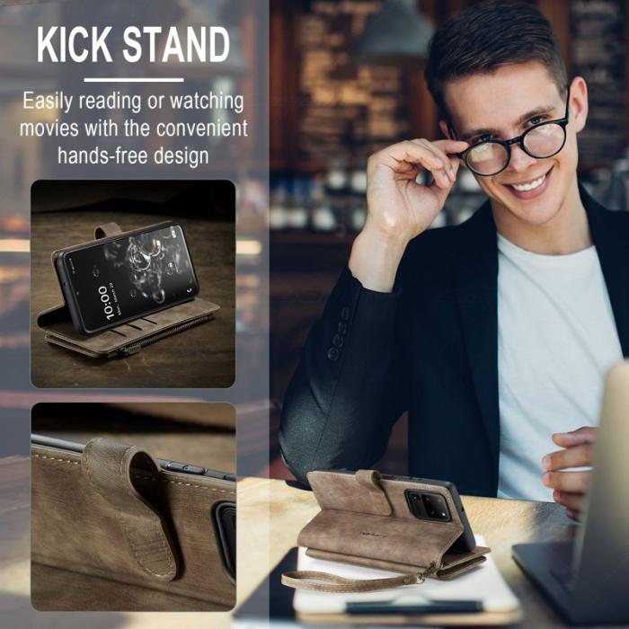 Caseme - CASEME C30 Fodral för Samsung Galaxy S20 Ultra - Brun