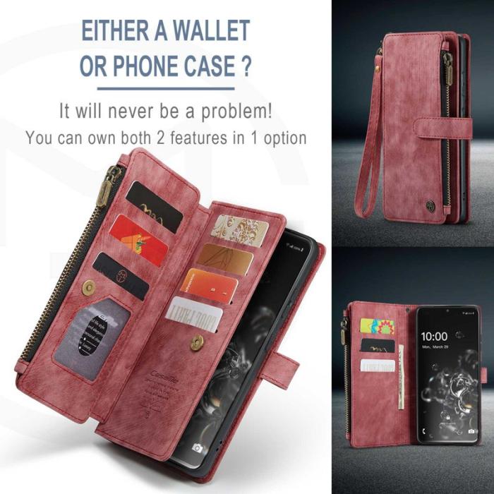 Caseme - CASEME C30 Fodral för Samsung Galaxy S20 Ultra - Röd