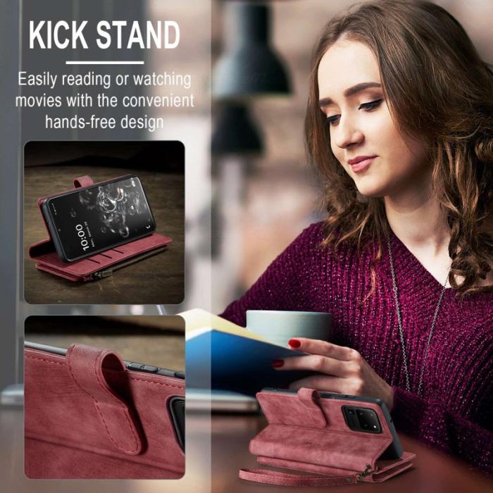 Caseme - CASEME C30 Fodral för Samsung Galaxy S20 Ultra - Röd