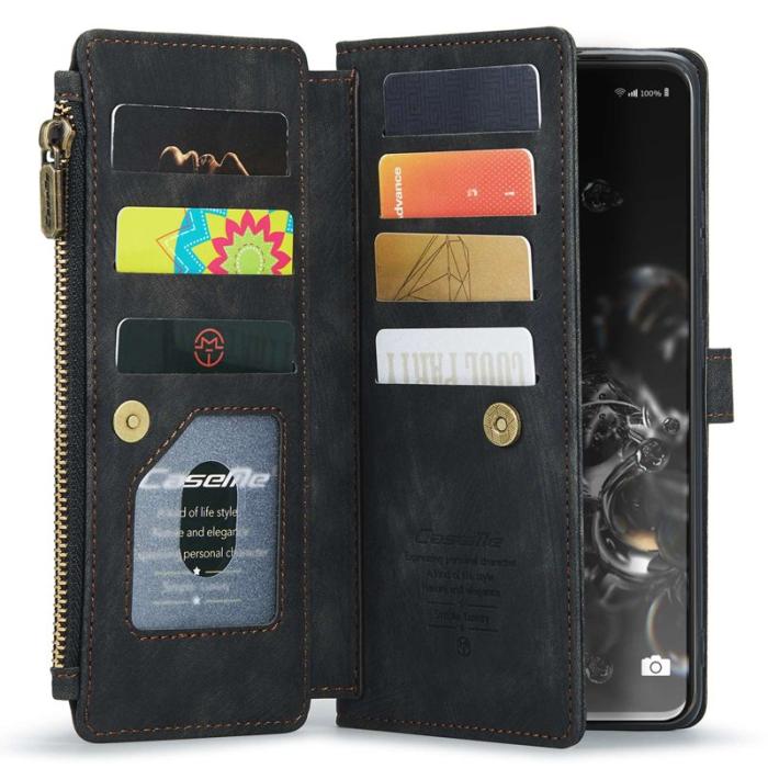Caseme - CASEME C30 Fodral för Samsung Galaxy S20 Ultra - Svart