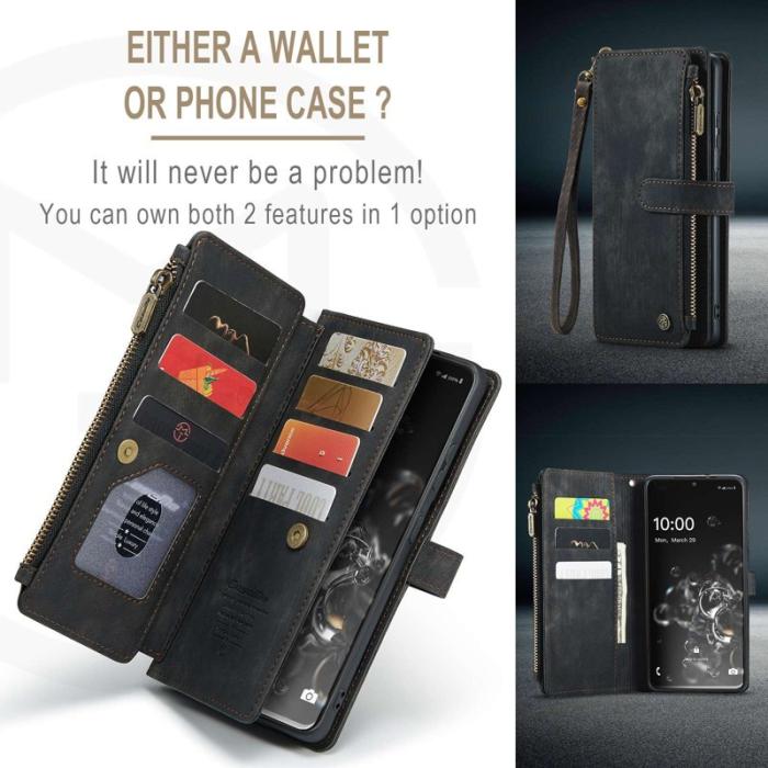 Caseme - CASEME C30 Fodral för Samsung Galaxy S20 Ultra - Svart