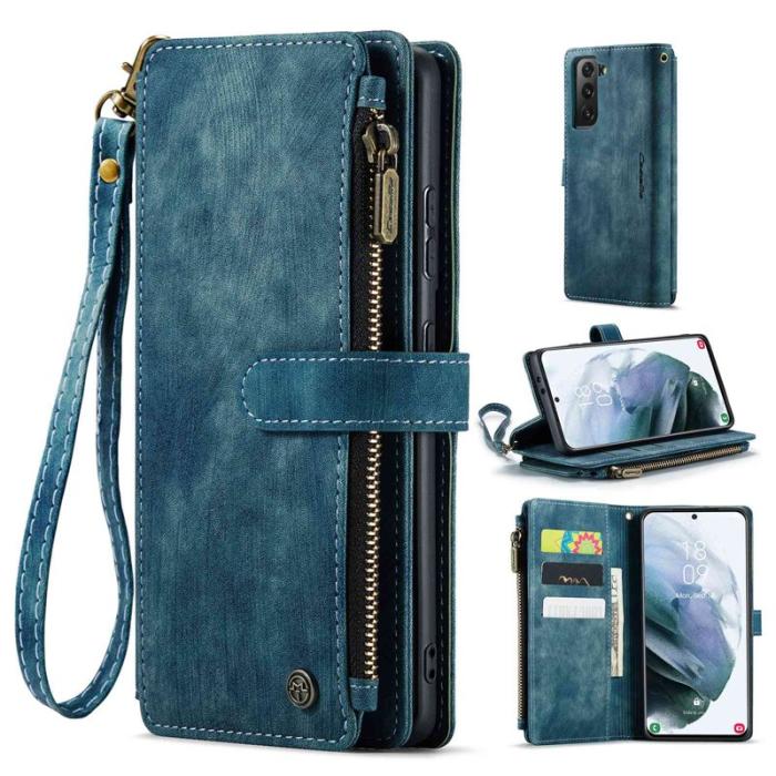 Caseme - CASEME C30 Fodral för Samsung Galaxy S21+ 5G - Blå