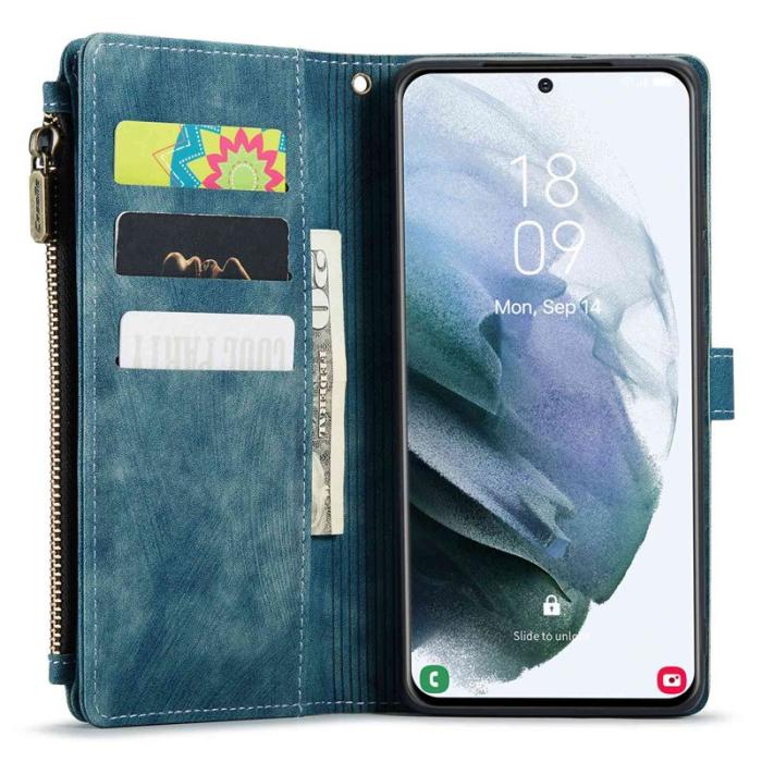 Caseme - CASEME C30 Fodral för Samsung Galaxy S21+ 5G - Blå