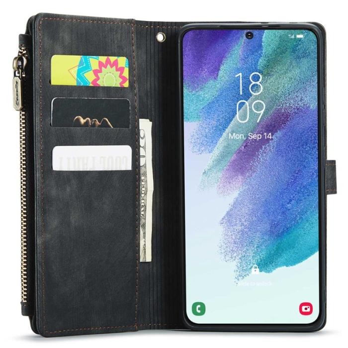 Caseme - CASEME C30 Fodral för Samsung Galaxy S21 FE 5G - Svart