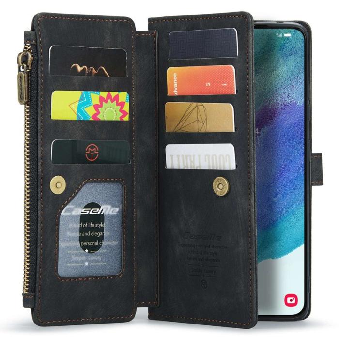 Caseme - CASEME C30 Fodral för Samsung Galaxy S21 FE 5G - Svart