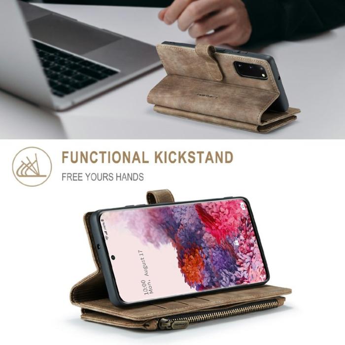 Caseme - CASEME C30 Fodral för Samsung Galaxy S21 Ultra 5G - Brun