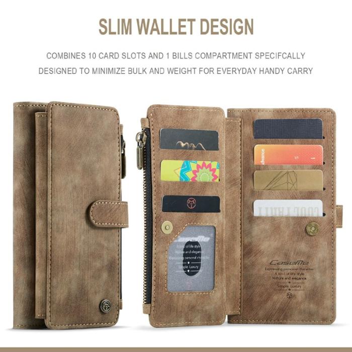 Caseme - CASEME C30 Fodral för Samsung Galaxy S21 Ultra 5G - Brun