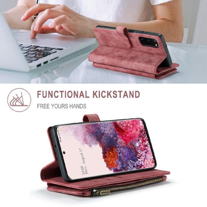 Caseme - CASEME C30 Fodral för Samsung Galaxy S21 Ultra 5G - Röd
