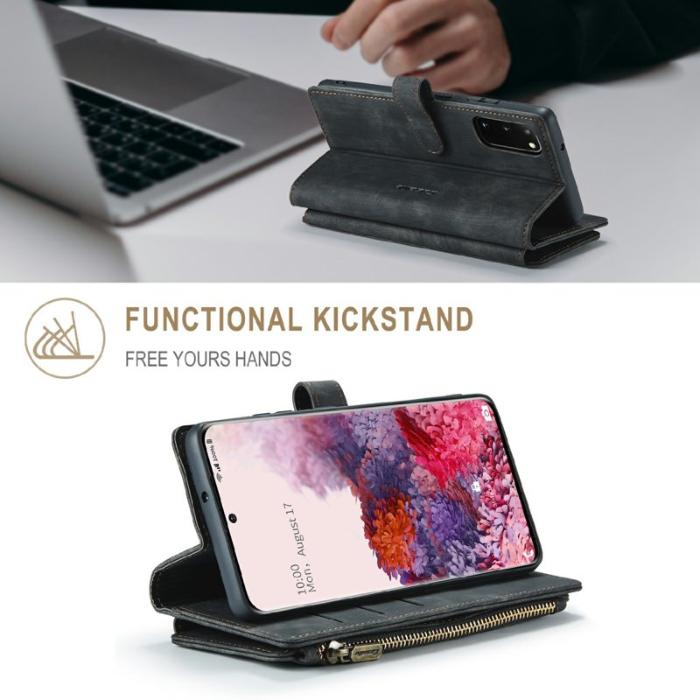 Caseme - CASEME C30 Fodral för Samsung Galaxy S21 Ultra 5G - Svart