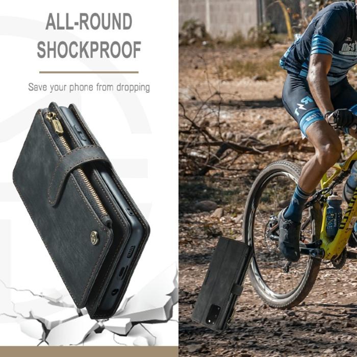 Caseme - CASEME C30 Fodral för Samsung Galaxy S21 Ultra 5G - Svart