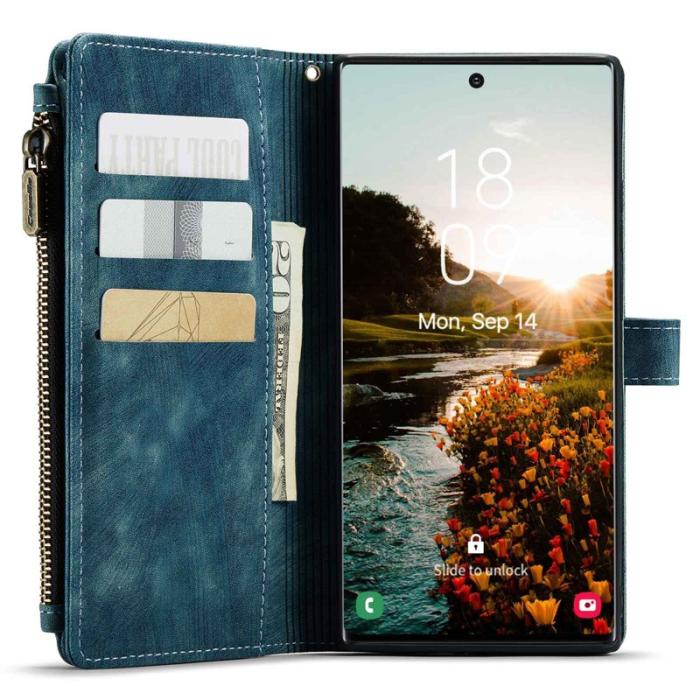 Caseme - CASEME C30 Fodral för Samsung Galaxy S22 Ultra 5G - Blå