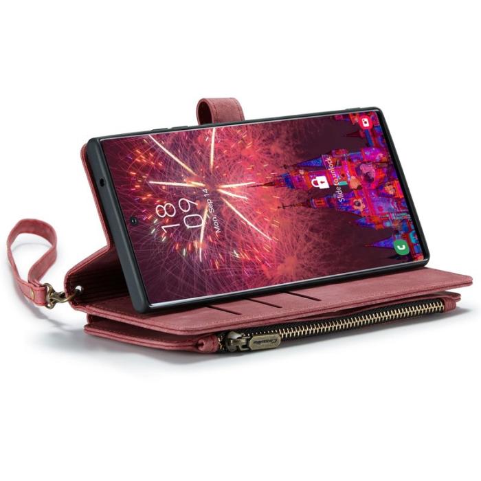 Caseme - CASEME C30 Fodral för Samsung Galaxy S22 Ultra 5G - Röd