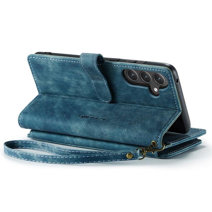 Caseme - CASEME C30 Fodral för Samsung Galaxy S23 FE med Rem - Blå