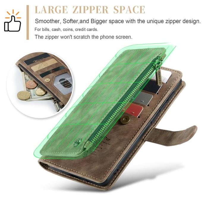 Caseme - CASEME C30 Fodral för Samsung Galaxy S23 med Rem - Brun