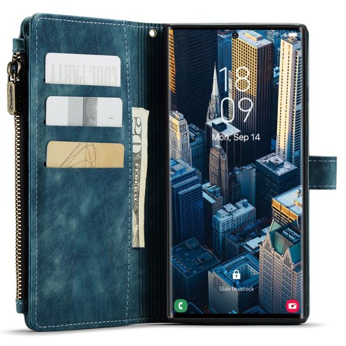 Caseme - CASEME C30 Fodral för Samsung Galaxy S23 Ultra - Blå