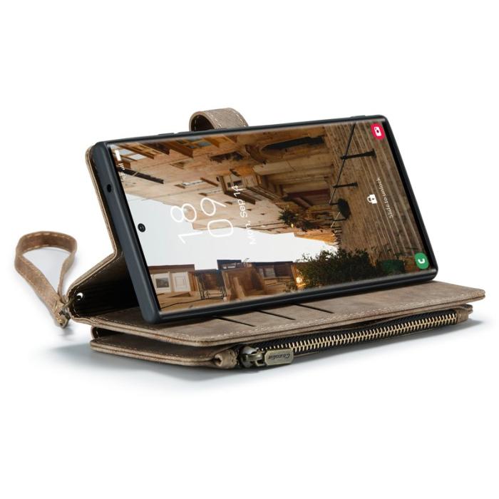 Caseme - CASEME C30 Fodral för Samsung Galaxy S23 Ultra - Brun