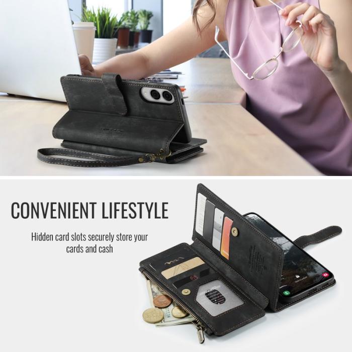 Caseme - CASEME C30 Fodral för Samsung Galaxy S25 Edge - Svart