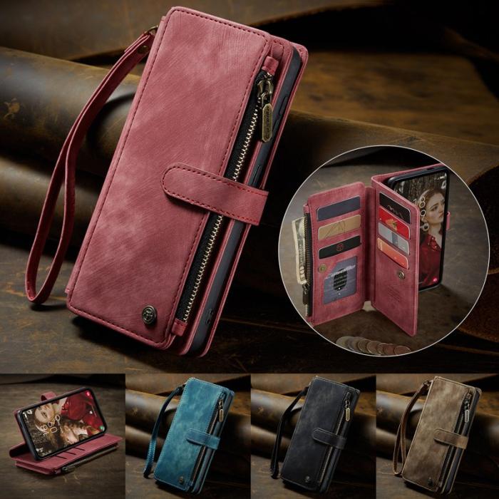 Caseme - CASEME C30 Fodral för Samsung Galaxy S25 FE med rem - Röd