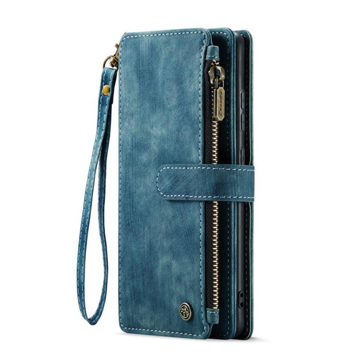 Caseme - CASEME C30 Fodral för Samsung Galaxy S25 med rem - Blå