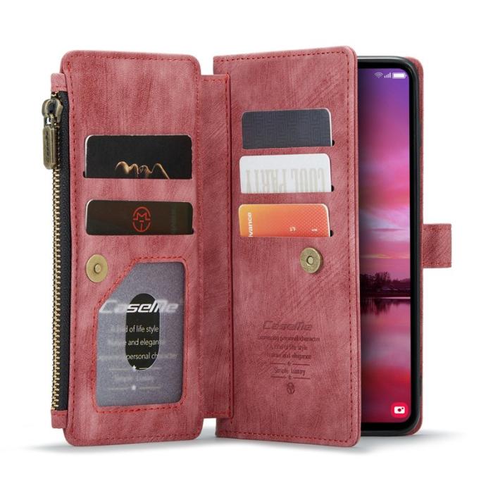Caseme - CASEME C30 Fodral för Samsung Galaxy S25 med Rem - Röd
