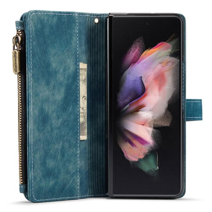 Caseme - CASEME C30 Fodral för Samsung Galaxy Z Fold3 5G - Blå