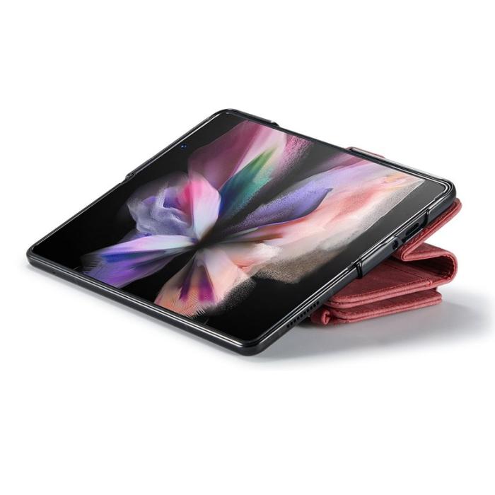Caseme - CASEME C30 Fodral för Samsung Galaxy Z Fold3 5G Röd