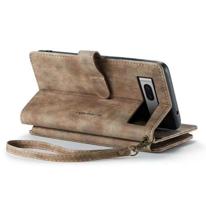 Caseme - CASEME C30 Fodral till Google Pixel 7a med rem - Brun