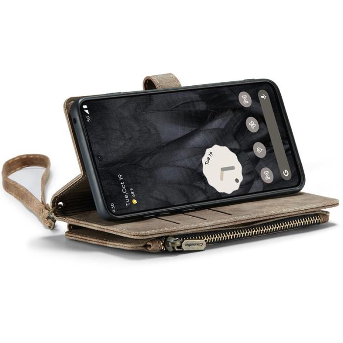 Caseme - CASEME C30 Fodral till Google Pixel 8 Pro med rem - Brun