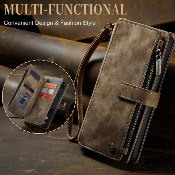 Caseme - CASEME C30 Fodral till Google Pixel 8 Pro med rem - Brun