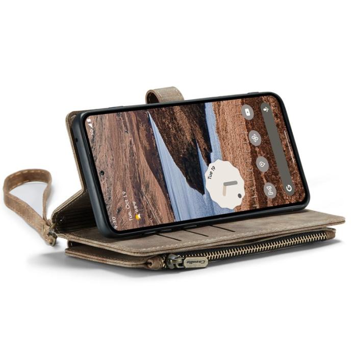 Caseme - CASEME C30 Fodral till Google Pixel 9 Pro XL med rem - Brun