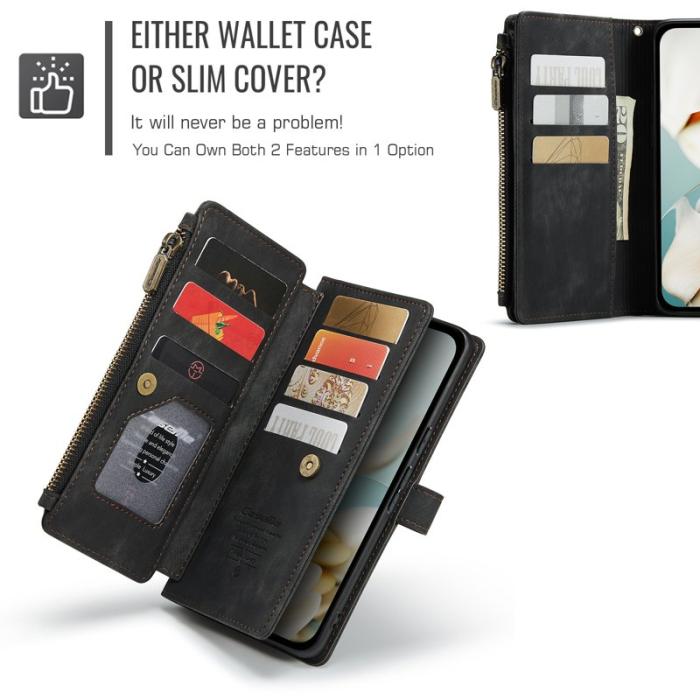 Caseme - CASEME C30 Fodral till Google Pixel 9a med rem - Svart