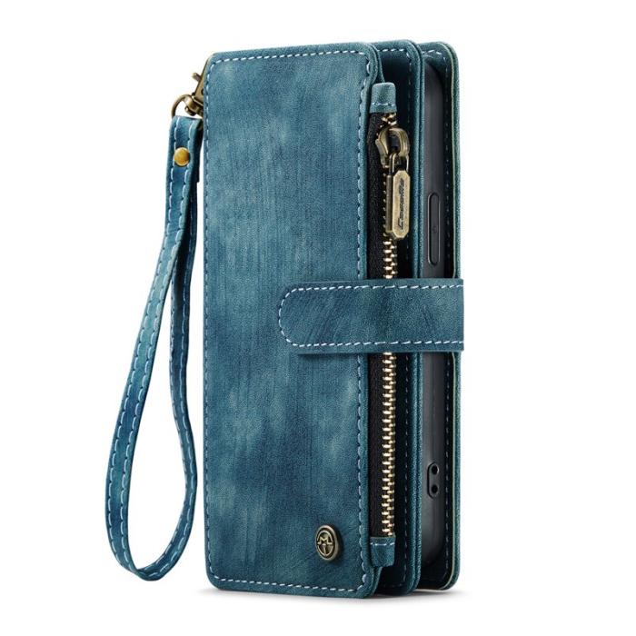 Caseme - CASEME C30 Fodral till iPhone 16 Pro med Rem - Blå