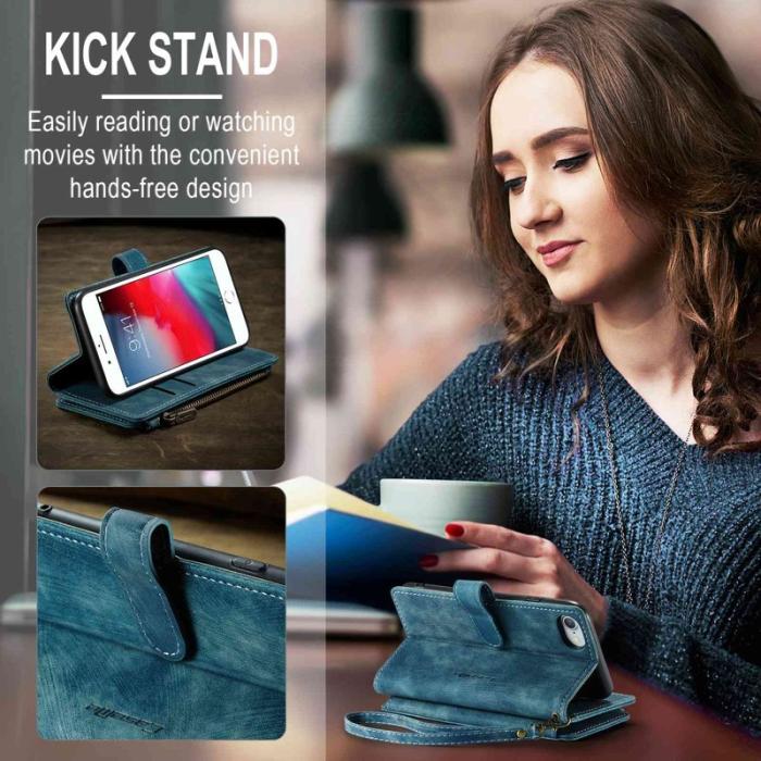 Caseme - CASEME C30 iPhone 6/7/8/SE (2020/2022) Fodral Blå