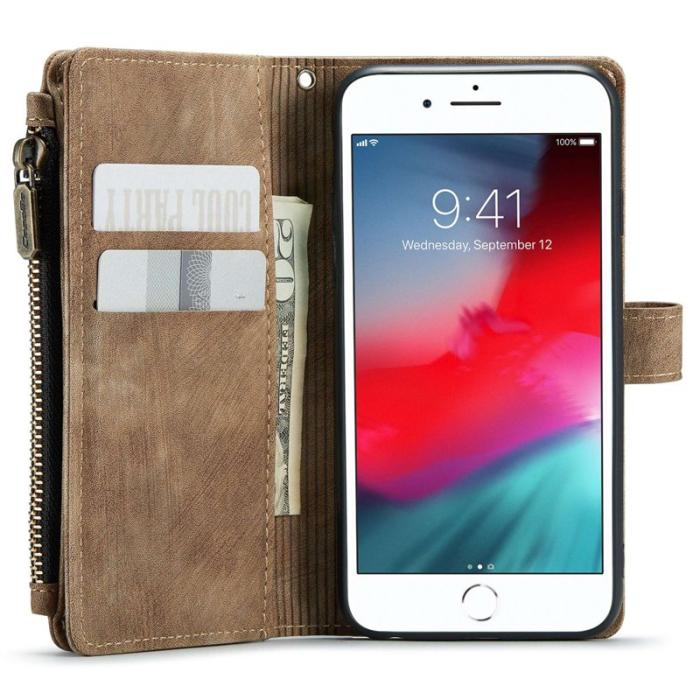Caseme - CASEME C30 iPhone 6/7/8/SE (2020/2022) Fodral Brun