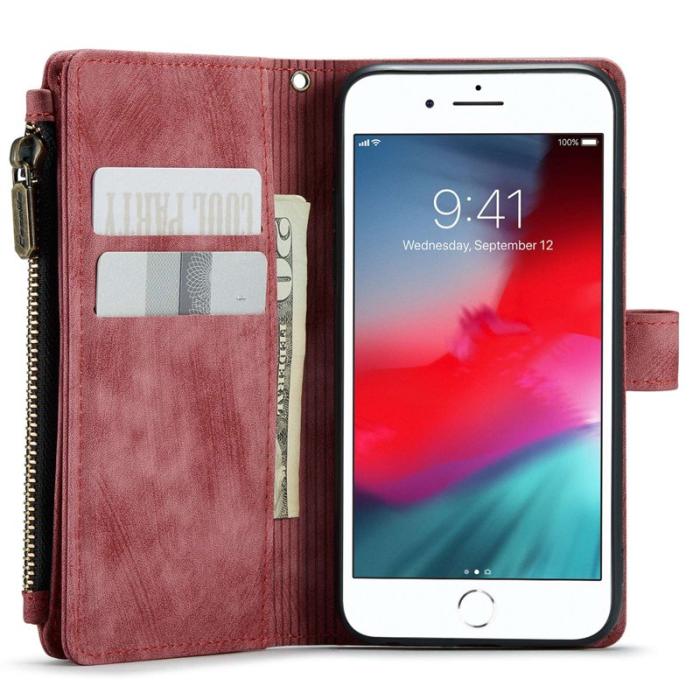 Caseme - CASEME C30 iPhone 6/7/8/SE (2020/2022) Fodral Röd