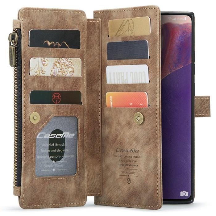 Caseme - CASEME C30 Skal för Samsung Galaxy Note20 5G/4G - Brun