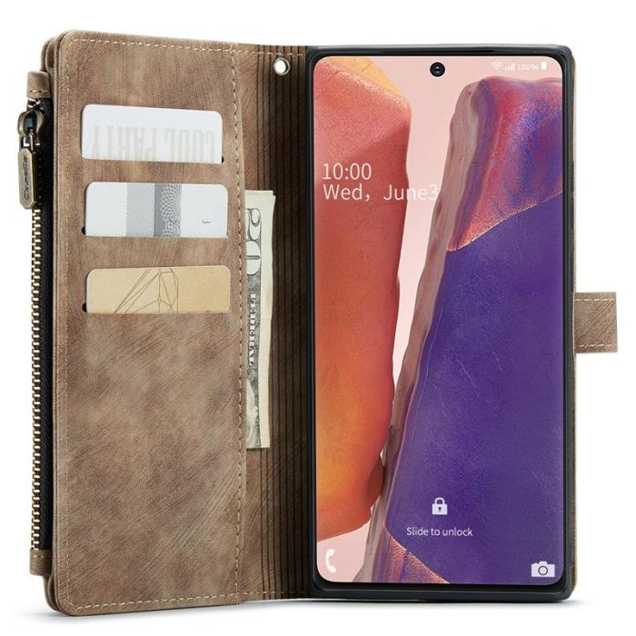 Caseme - CASEME C30 Skal för Samsung Galaxy Note20 5G/4G - Brun