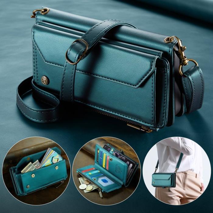 Caseme - CASEME Plånboksfodral Konstläder för Google Pixel 8 - Grön