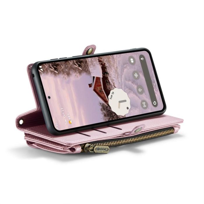 Caseme - CASEME C36 Läderfodral för Google Pixel 9 Pro XL - Rosa