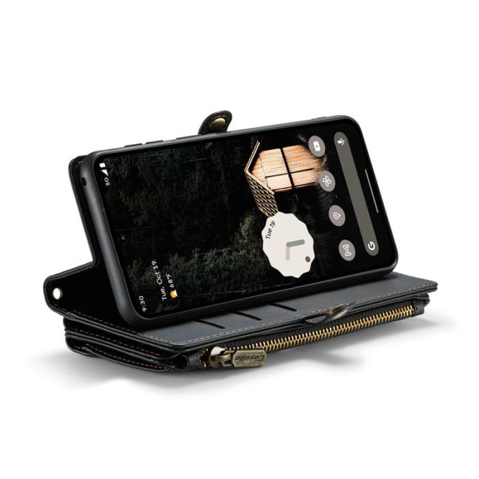 Caseme - CASEME C36 Läderfodral för Google Pixel 9 Pro XL - Svart
